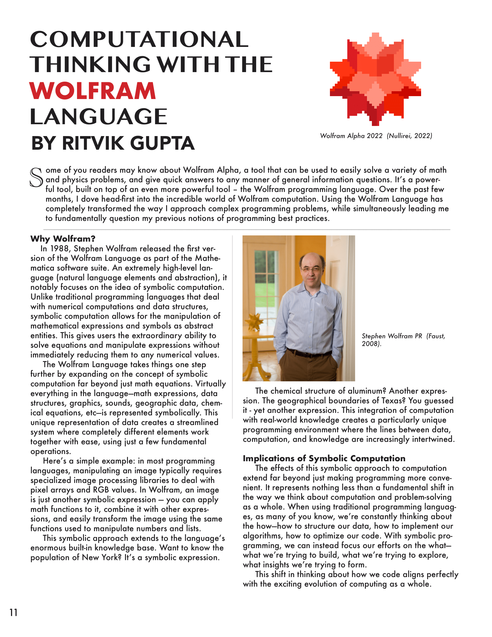 Wolfram Article pg. 1