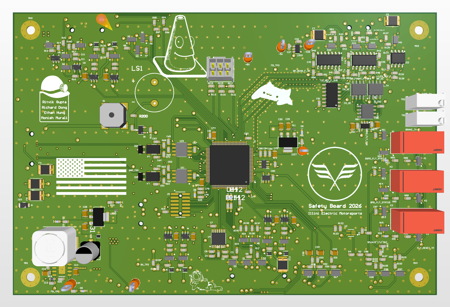 Safety Board V2 Render